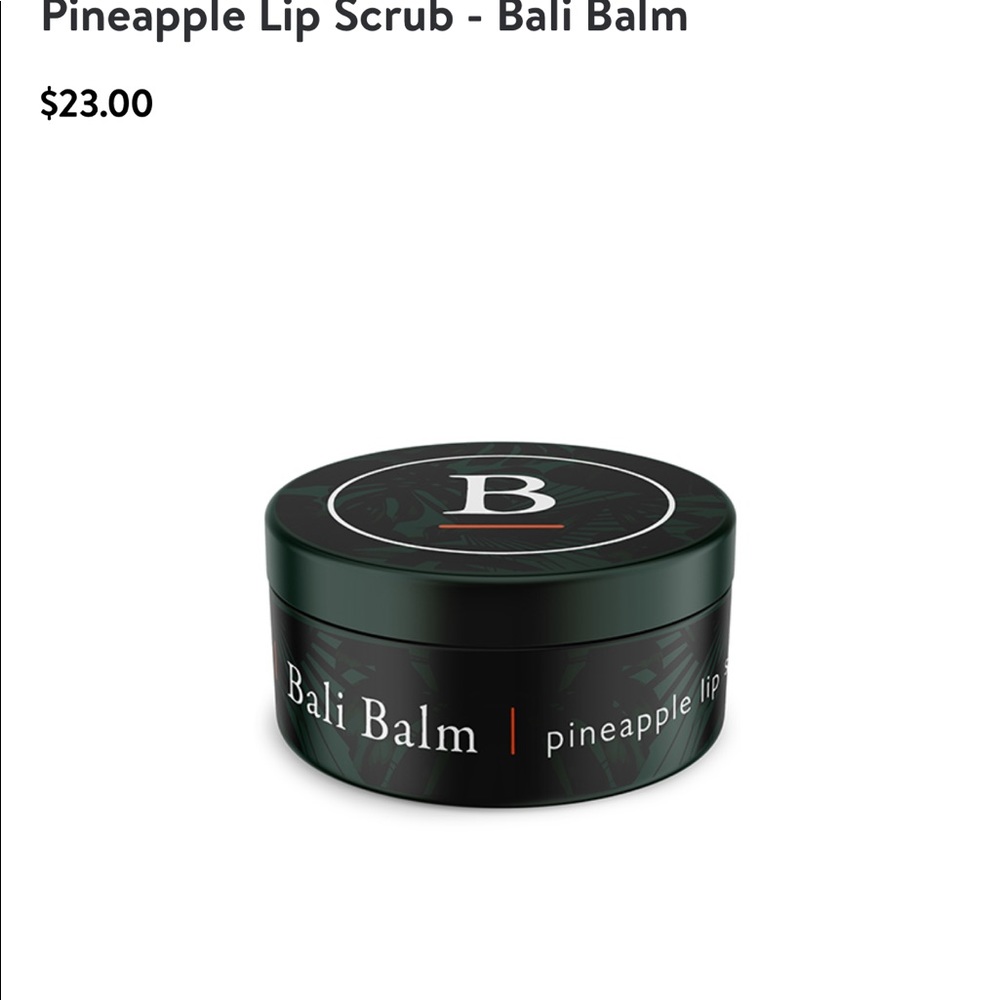 5/$25 Bali balm pineapple lip scrub NIB